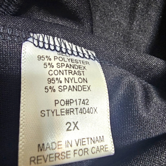 Womens Misia Curvey Full Zip Lightweight Jacket Black Size 2X  Lace Sleeves - Picture 6 of 6